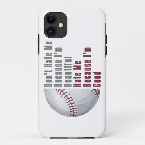 Im Beautiful Im Good Baseball iPhone 11 Case