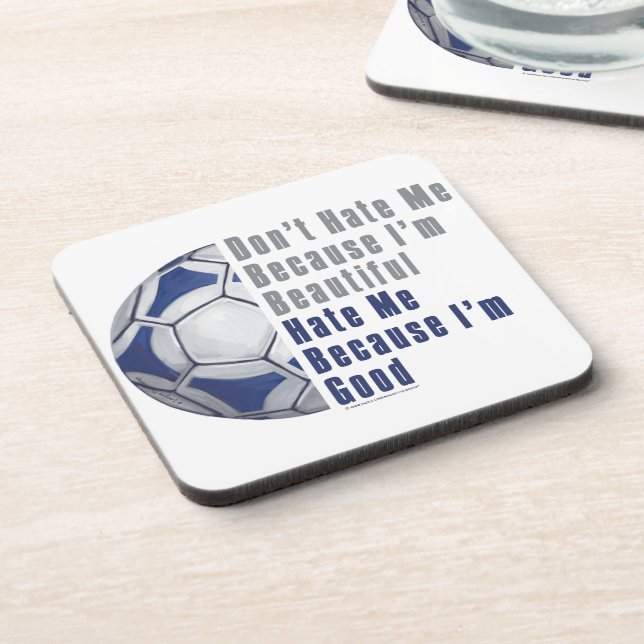 Im Beautiful Im Good Futbal Coaster (Left Side)
