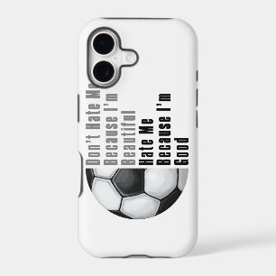 Im Beautiful Im Good Soccer Ball iPhone 17 Case