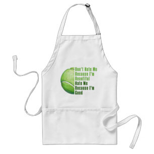 Im Beautiful Im Good Tennis Ball Adult Apron