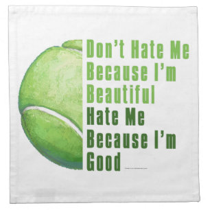Im Beautiful Im Good Tennis Ball Napkin