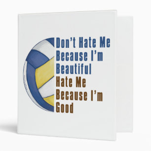 Im Beautiful Im Good Volleyball Binder