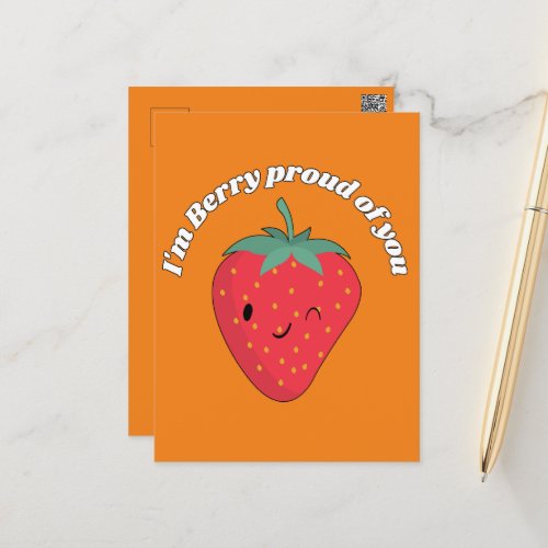 Im Berry Proud of You Postcard