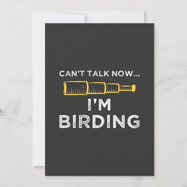 I'm Birding Invitation (Front)
