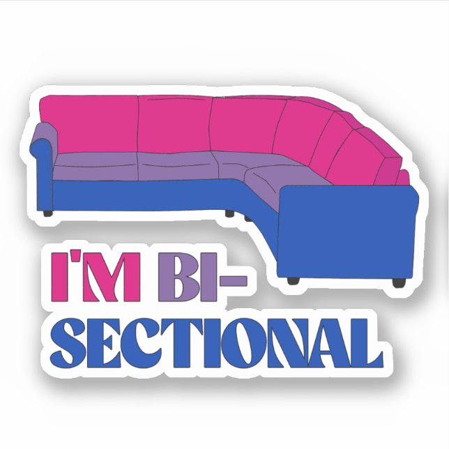 I'm Bisectional Sticker (Front)