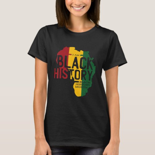 Im Black History Month American African Pride Cel T_Shirt