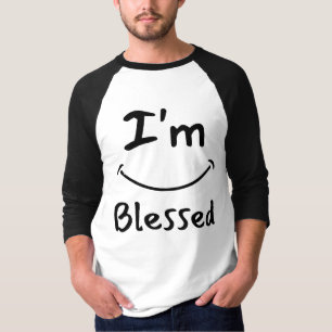 I'm Blessed Biblical Smile Men's 3/4 T-Shirt