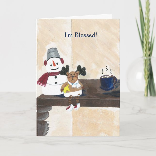 Im Blessed Holiday Card (Front)