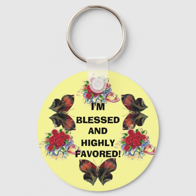 I'M BLESSED! Key Chain (Front)