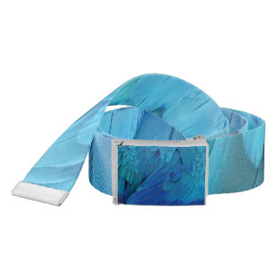 I'm blue - Macaw feathers Belt