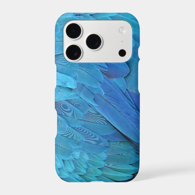 I'm blue - Macaw feathers Iphone Case (Back)