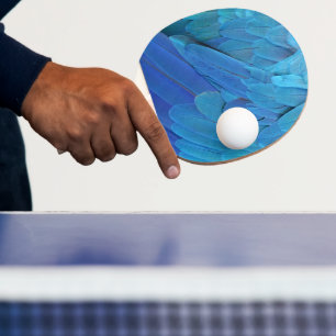 I'm blue - Macaw feathers Ping Pong Paddle