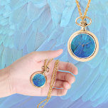 I'm blue - Macaw feathers Watch<br><div class="desc">Detail photo from blue macaw feathers - wonderful blue color! Great natural feather design. 
For all parrot lovers! Blue parrot feathers for those who like it extraordinary! An eye-catcher!</div>