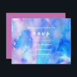 I'M BLUE WATERCOLOR Bat Mitzvah Invitation<br><div class="desc">WELCOME! All my designs are ONE-OF-A-KIND original pieces of artwork designed by me! You can only find them here! I can add you child's hebrew name to this invite,  just ask me how. Email me anytime at: Marlalove@hotmail.com</div>