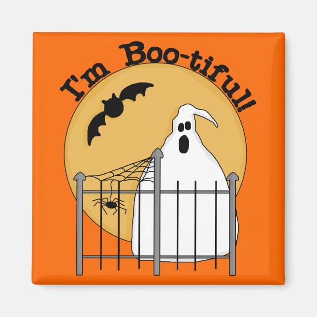 I'm Boo-tiful Halloween T-shirts and Gifts Magnet (Front)