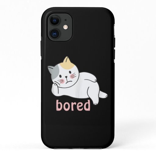I'm bored cute Kitty Cat Animal iPhone 11 Case
