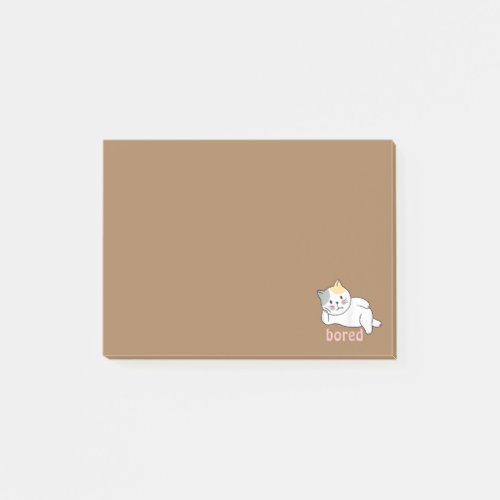 Im bored cute Kitty Cat Animal Post_it Notes