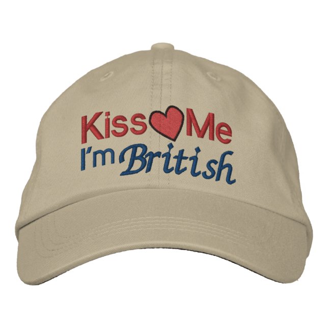 I'm British by SRF Embroidered Baseball Cap (Front)