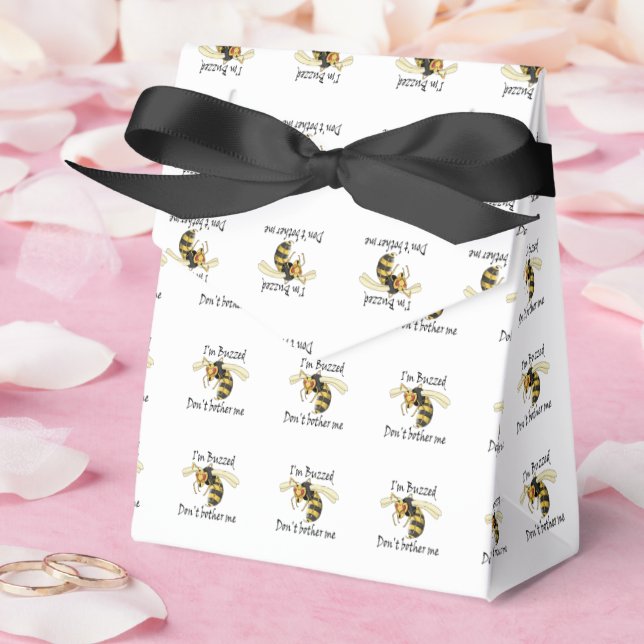 I'm buzzed don't bother me favor boxes (Wedding)