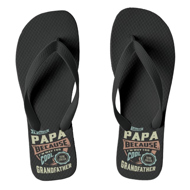 I'm Called Papa Flip Flops (Footbed)