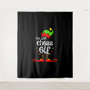 im chess elf xmas family friend christmas gift tapestry