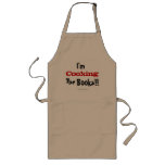 I&#39;m Cooking The Books! Long Apron at Zazzle