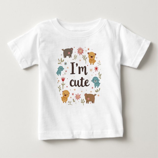 i'm cute baby T-Shirt (Front)