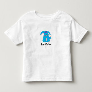 I'm Cute Blue Bunny Toddler T-shirt