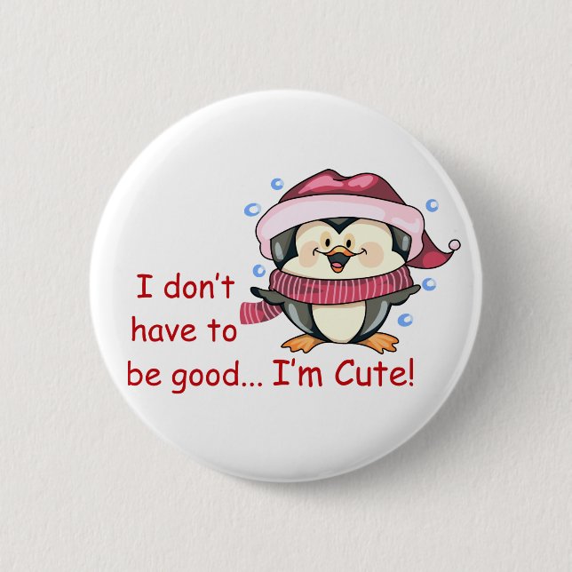 I'm Cute Button (Front)