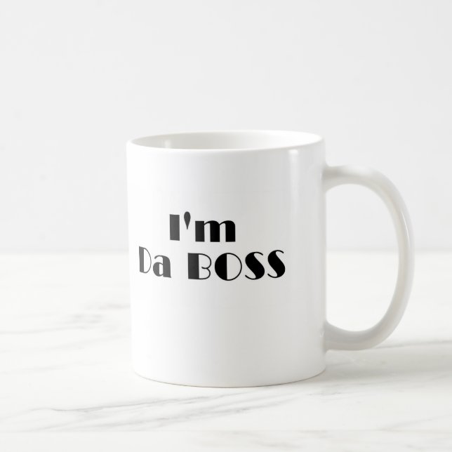 Im Da Boss Coffee Mug (Right)