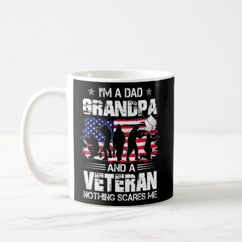 Im Dad Grandpa And Veteran Proud Us Grandpa Dad V Coffee Mug