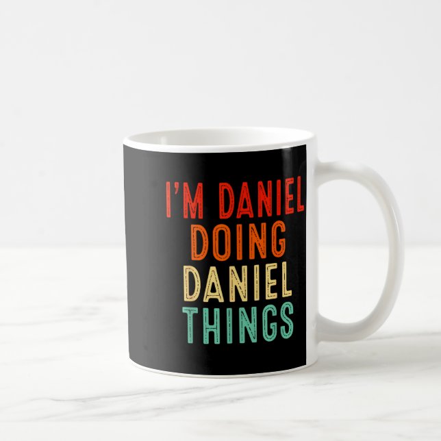 I'm Daniel Doing Daniel Things Funny Christmas Ide Coffee Mug (Right)