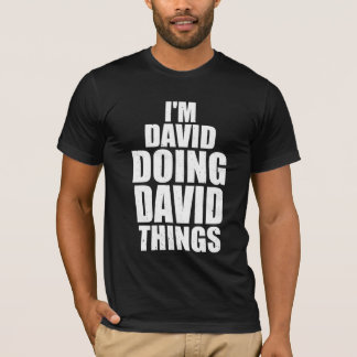 i'm david doing david things T-Shirt