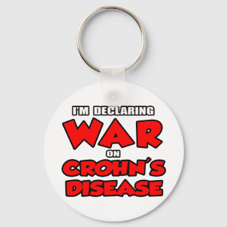 I'm Declaring War on Crohn's Disease Keychain