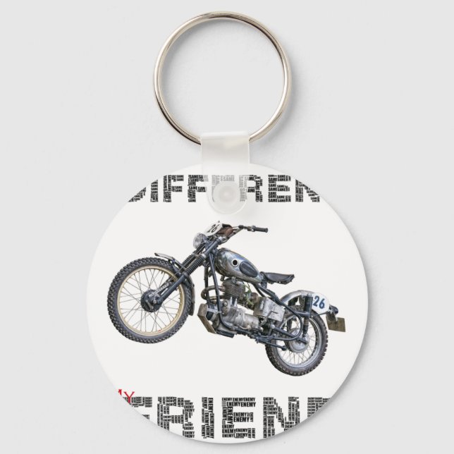 Im different moto keychain (Front)