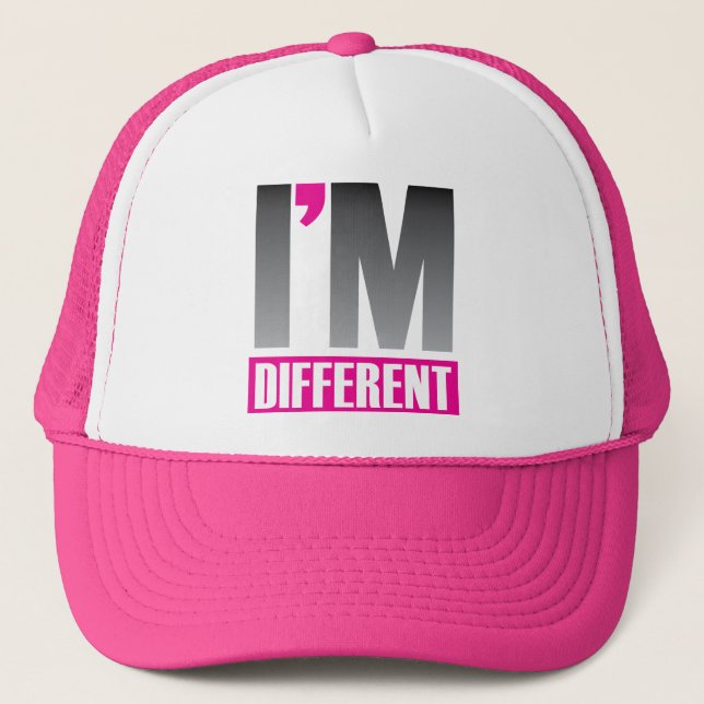 I'm Different Trucker Hat (Front)