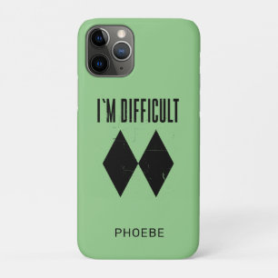 I'm Difficult Skiing Double Black Diamond Custom iPhone 11 Pro Case