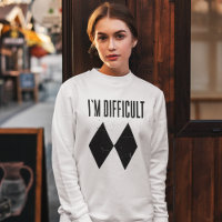 I'm Difficult Winter Ski Gag