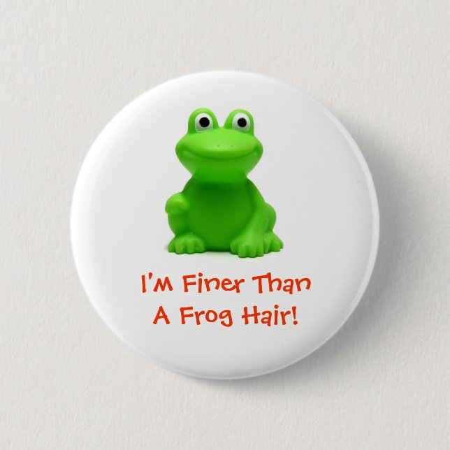 I'm doing just fine! pinback button (Front)