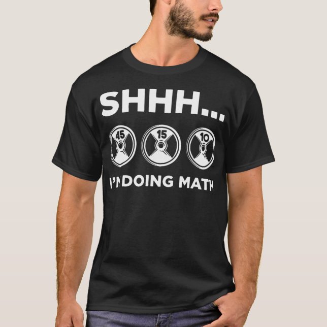 Im Doing Math horses cowboy  T-Shirt (Front)