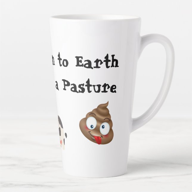 I'm down to Earth   Latte Mug (Right)