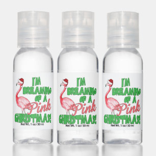 I'm Dreaming of a pink Christmas Hand Sanitizer