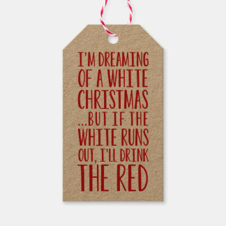 I'm Dreaming Of A White Christmas Gift Tags