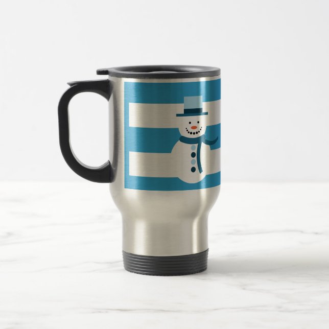 I'm Dreaming Of A White Winter Snowman Travel Mug (Left)