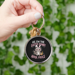Im Easter Bunny April Fools Keychain