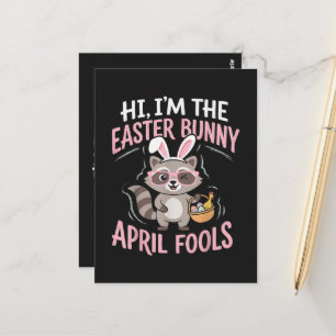 Im Easter Bunny April Fools Postcard