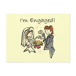 I'm Engaged Announcement Postcard