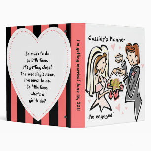 I'm Engaged Customizable Wedding Planner Binder