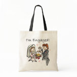 I'm Engaged Tote Bag