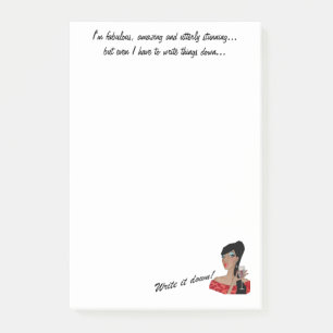 "I'm Fabulous, Amazing, Stunning..." DIVA Post-it Notes